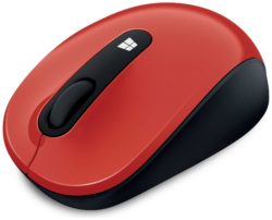 Microsoft 1850 Wireless Mobile Mouse - Red.